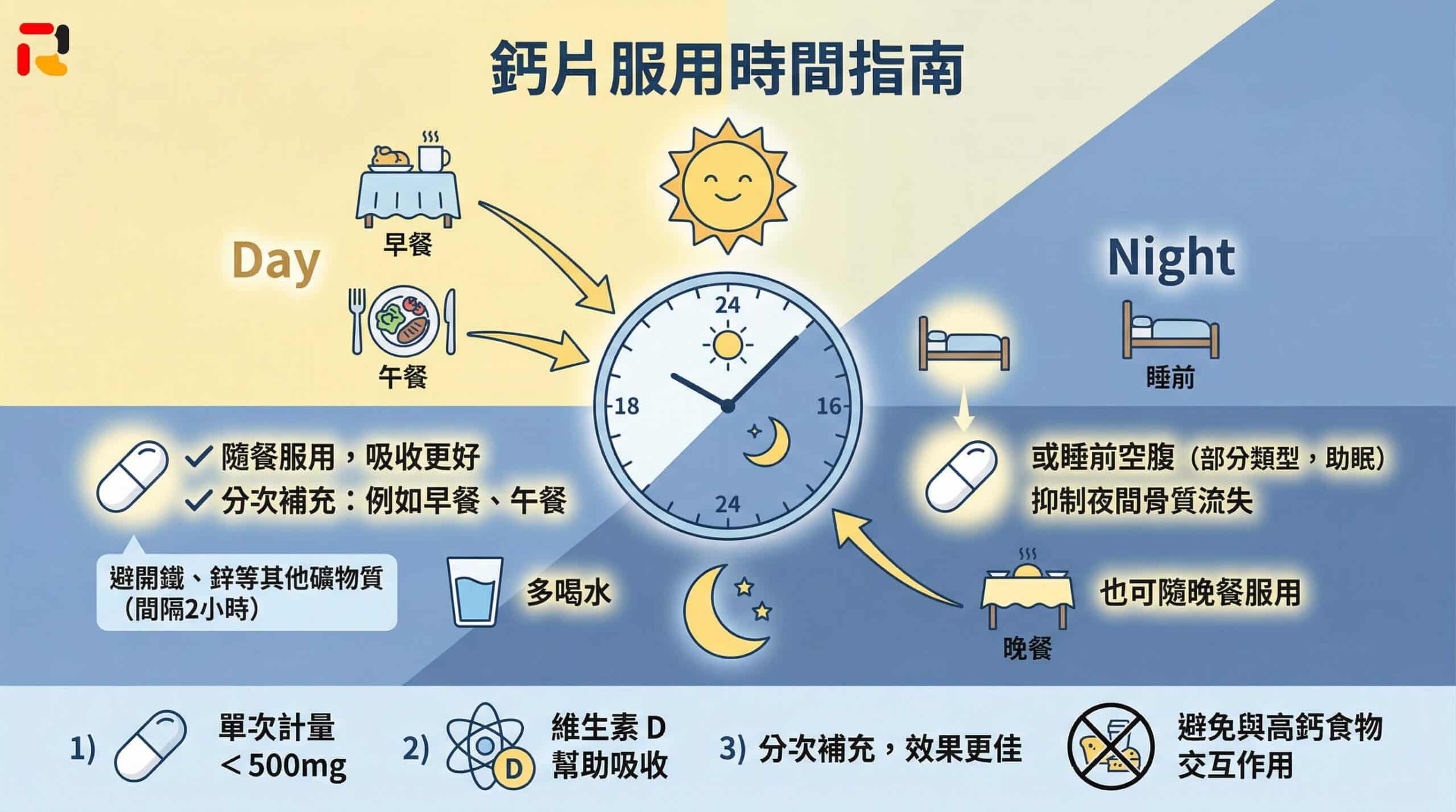 鈣片服用時間指南