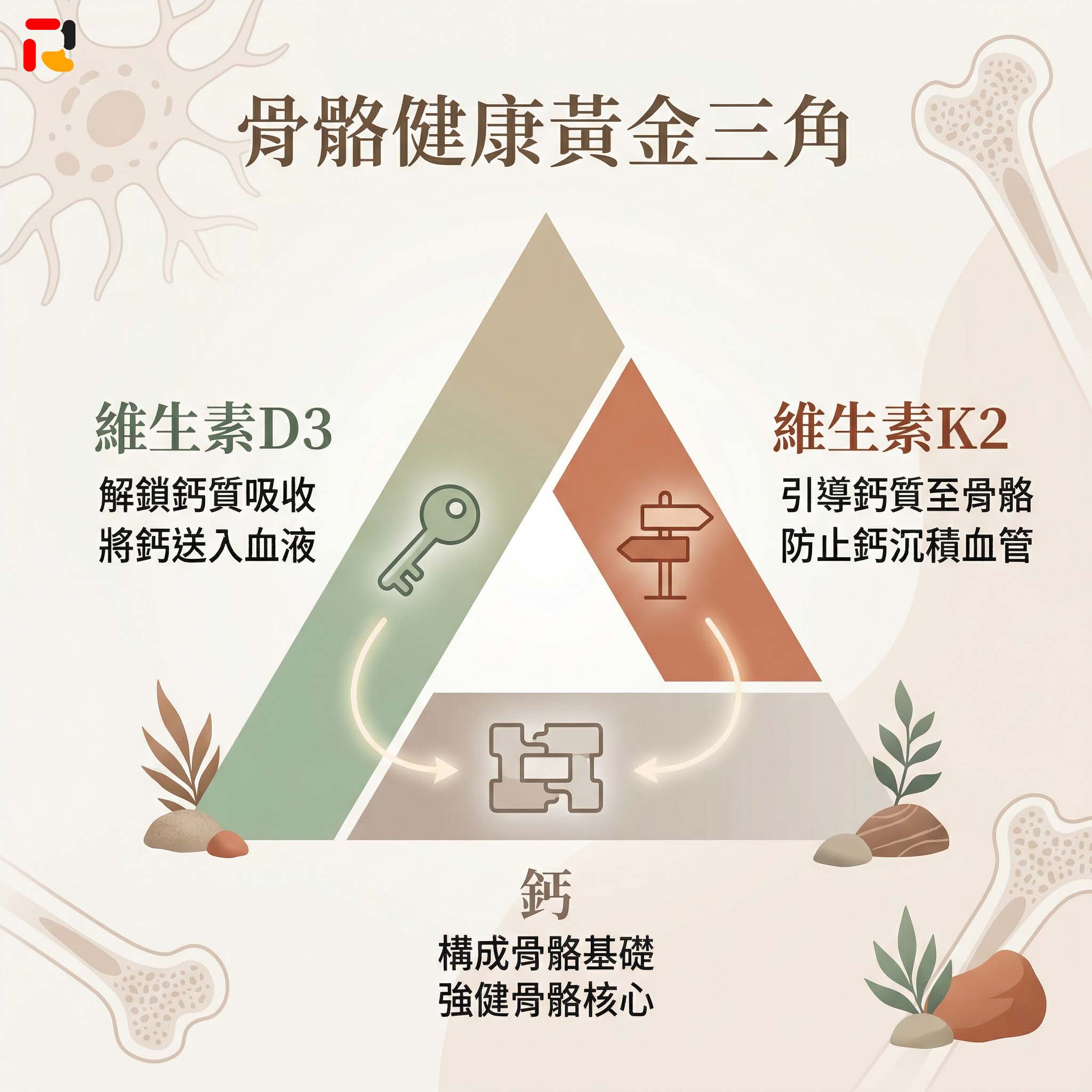 骨骼健康黃金三角